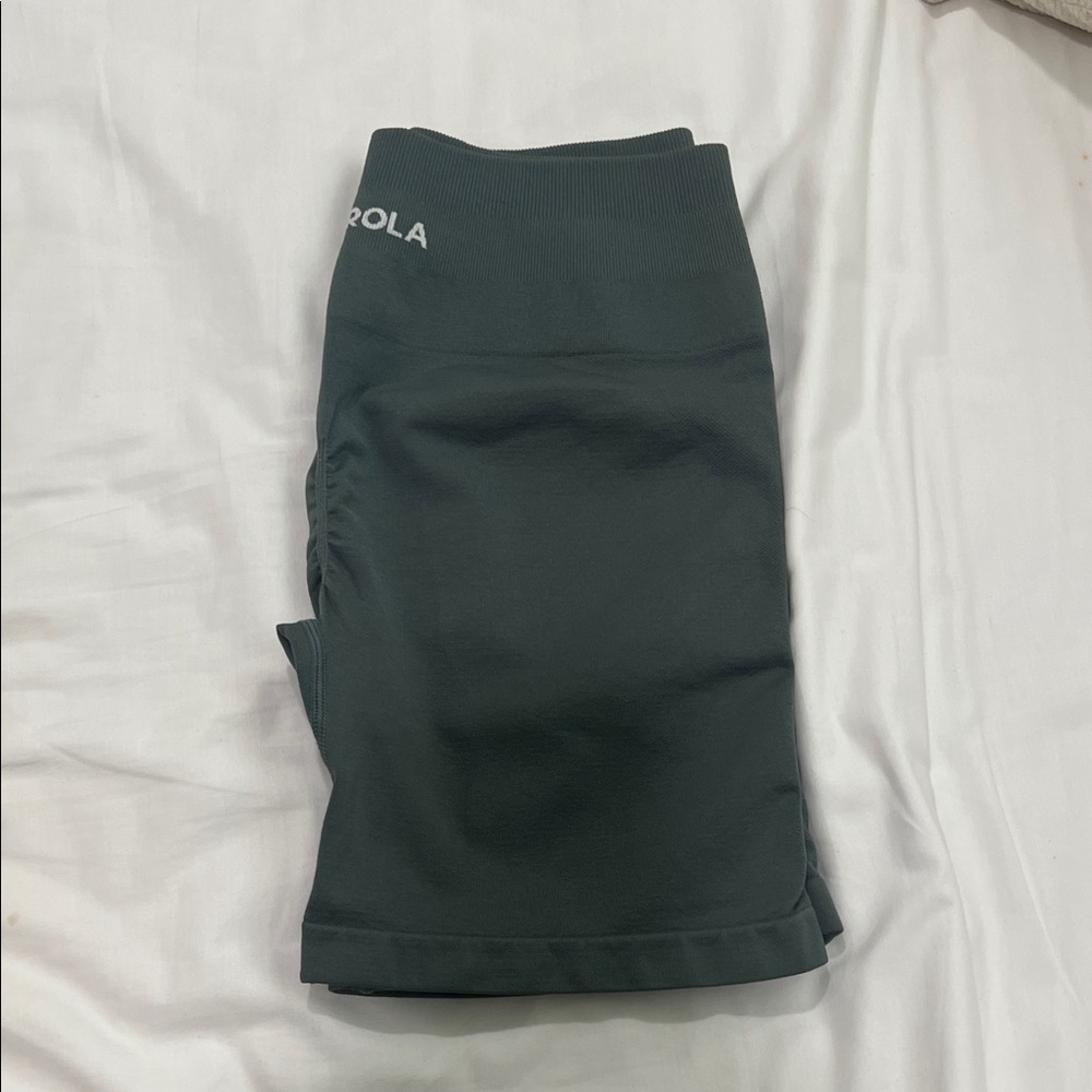 Aurola Women's Khaki Green Athletic Shorts